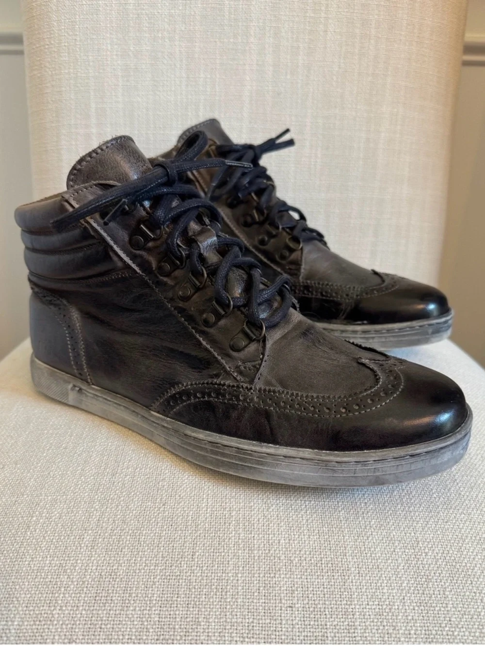 Bed Stu Russel Dip Dye Stone Wash Ankle Boots Men's Size 9